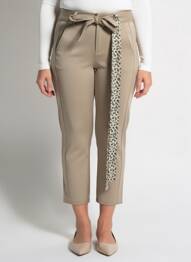 Pantalon 7/8 elasticitate mărime normală verde ROSE femeie