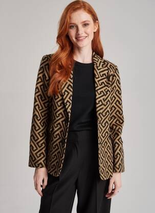 Sacou croială cambrată maro VERO MODA femeie