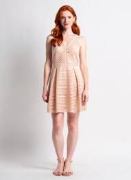 Rochie midi croială fluidă fără mâneci roz VERO MODA femeie