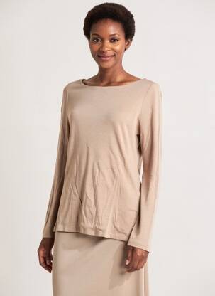 Tricou mâneci lungi mâneci lungi maro STREET ONE femeie