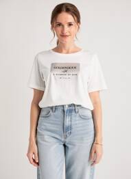 Tricou croială dreaptă mâneci scurte bej STREET ONE femeie