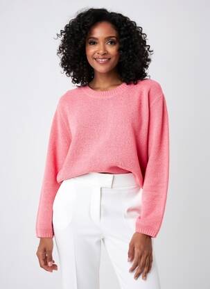 Pulover elasticitate mâneci lungi roz STREET ONE femeie