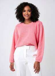 Pulover elasticitate mâneci lungi roz STREET ONE femeie