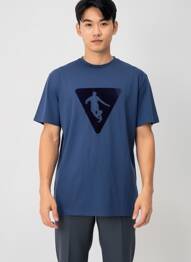 Tricou croială cambrată mâneci scurte albastru CAMBERABERO bărbat