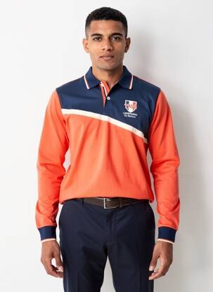 Polo mâneci lungi mâneci lungi portocalie CAMBERABERO bărbat
