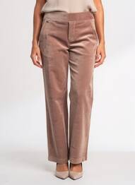 Pantalon drept elasticitate mărime normală maro STREET ONE femeie