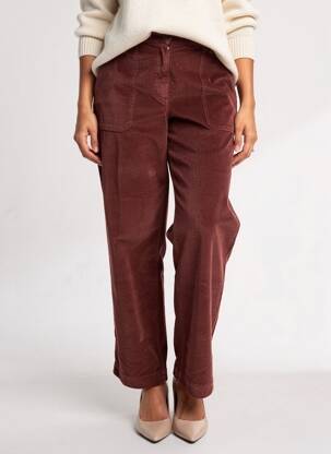Pantalon drept elasticitate mărime normală maro KANOPE femeie