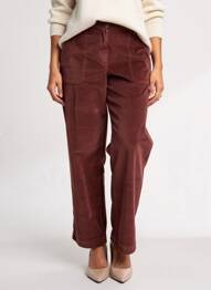 Pantalon drept elasticitate mărime normală maro KANOPE femeie