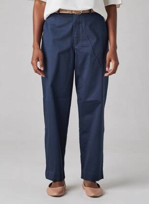 Pantalon drept elasticitate mărime normală albastru TIFFOSI femeie