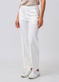 Pantalon drept elasticitate mărime normală alb STREET ONE femeie