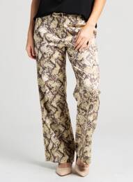 Pantalon drept țesătură poplin mărime normală bej ZARA femeie