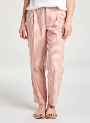Pantalon drept elasticitate mărime normală roșu ZARA femeie