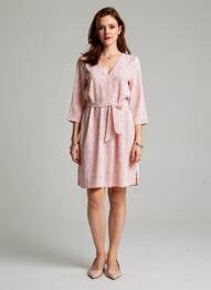 Rochie scurtă mâneci 3/4 mâneci 3/4 roșu VERO MODA femeie