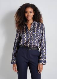 Cămașă croială dreaptă mâneci lungi albastru VERO MODA femeie
