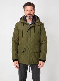 Parka mâneci lungi cu glugă verde DAYTONA bărbat