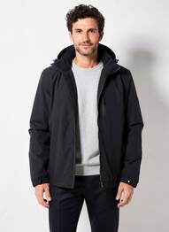 Parka mâneci lungi cu glugă negru DAYTONA bărbat