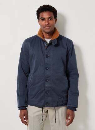 Parka fără glugă fără glugă albastru IRON AND RESIN bărbat