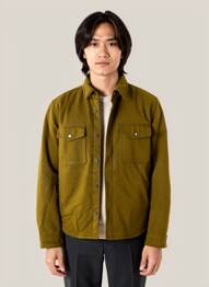 Jachete casual croială dreaptă verde IRON AND RESIN bărbat