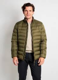 Geacă matlasată mâneci lungi fără glugă verde DAYTONA bărbat