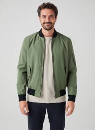 Geacă matlasată buzunare fără glugă verde DAYTONA bărbat