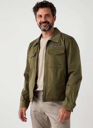Jachete casual buzunare verde DAYTONA bărbat