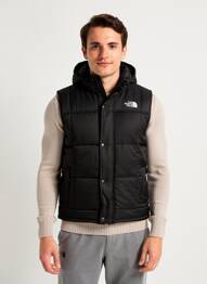 Geacă matlasată buzunare cu glugă negru IRON AND RESIN bărbat