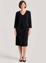 Rochie midi mâneci lungi mâneci lungi negru GERRY WEBER femeie