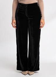 Pantalon drept elasticitate mărime normală negru C'EST BEAU LA VIE femeie