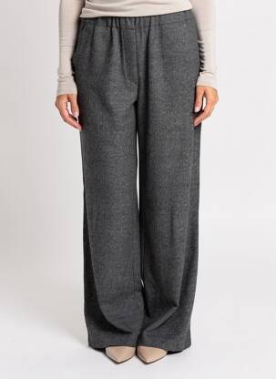 Pantalon larg buzunare mărime normală gri C'EST BEAU LA VIE femeie