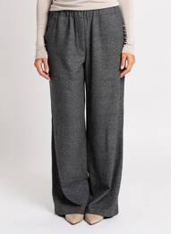 Pantalon larg buzunare mărime normală gri C'EST BEAU LA VIE femeie