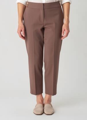 Pantalon chino mărime normală mărime normală maro JULIE GUERLANDE femeie