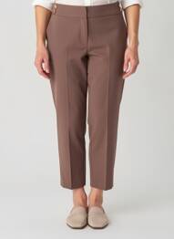 Pantalon chino mărime normală mărime normală maro JULIE GUERLANDE femeie
