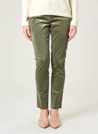 Jegging elasticitate mărime normală verde JULIE GUERLANDE femeie