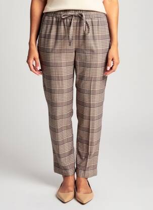 Pantalon chino mărime normală mărime normală maro C'EST BEAU LA VIE femeie