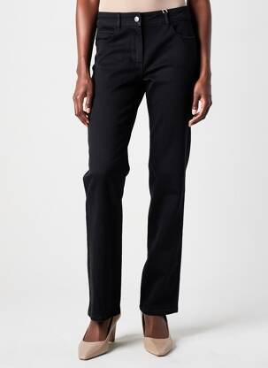 Pantalon slim țesătură poplin mărime normală negru C'EST BEAU LA VIE femeie