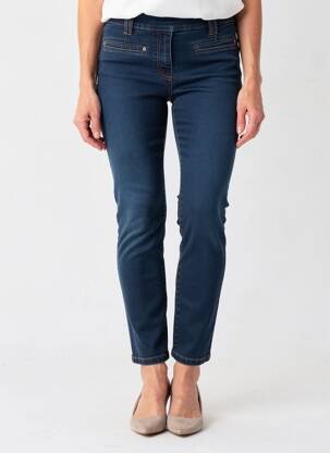Jegging țesătură denim mărime normală albastru JULIE GUERLANDE femeie