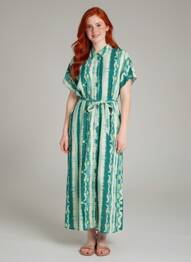 Rochie lungă mâneci scurte mâneci scurte verde VILA femeie