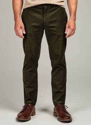 Pantalon chino elasticitate mărime normală negru CAMBRIDGE bărbat