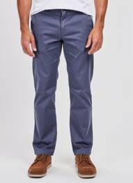 Pantalon chino elasticitate mărime normală albastru CAMBRIDGE bărbat