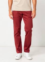 Pantalon chino țesătură poplin mărime normală portocaliu CAMBRIDGE bărbat