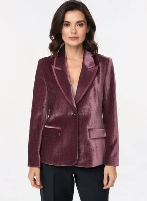 Sacou buzunare violet SURKANA femeie
