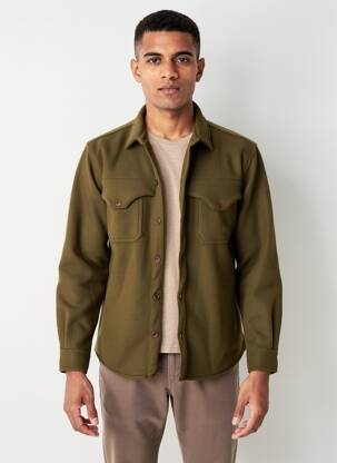 Jachete casual croială dreaptă verde PULL IN bărbat