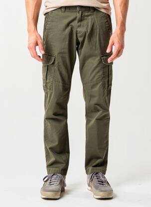 Pantalon cargo buzunare mărime normală verde TIMEZONE bărbat