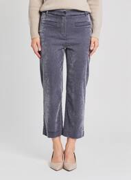 Pantalon 7/8 elasticitate mărime normală gri SURKANA femeie