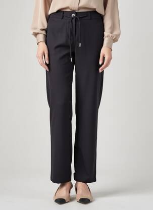 Pantalon drept elasticitate mărime normală negru HBT femeie