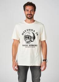 Tricou elasticitate mâneci scurte bej DAYTONA bărbat