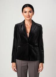 Sacou buzunare negru MOLLY BRACKEN femeie