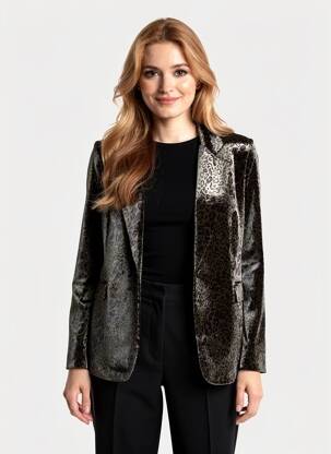 Sacou buzunare verde MOLLY BRACKEN femeie