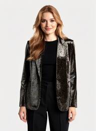 Sacou buzunare verde MOLLY BRACKEN femeie