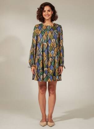 Rochie scurtă mâneci lungi mâneci lungi negru MOLLY BRACKEN femeie